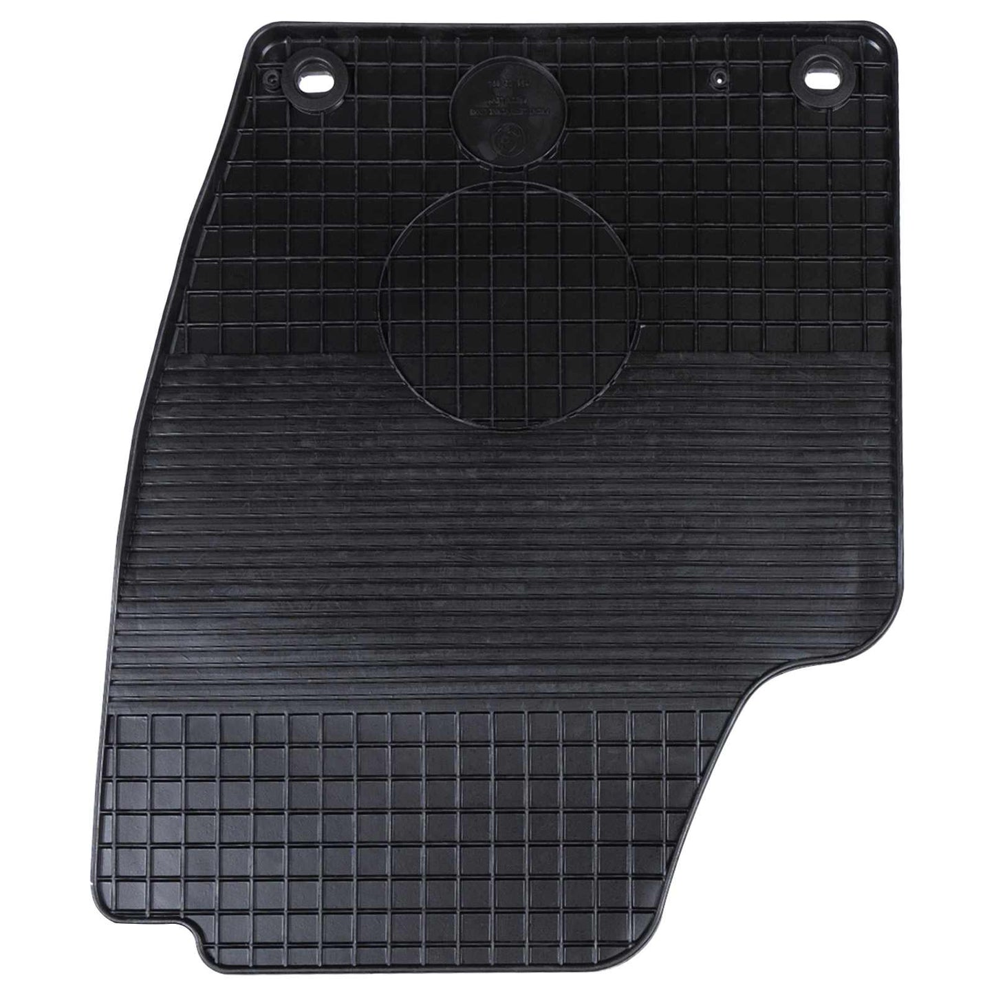 Autofußmatte 4 pcs Schwarz geeignet für VW POLO 10 / 01-09 NS