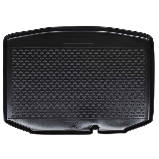Tapis de coffre noir compatible avec ŠKODA FABIA II HB TPE