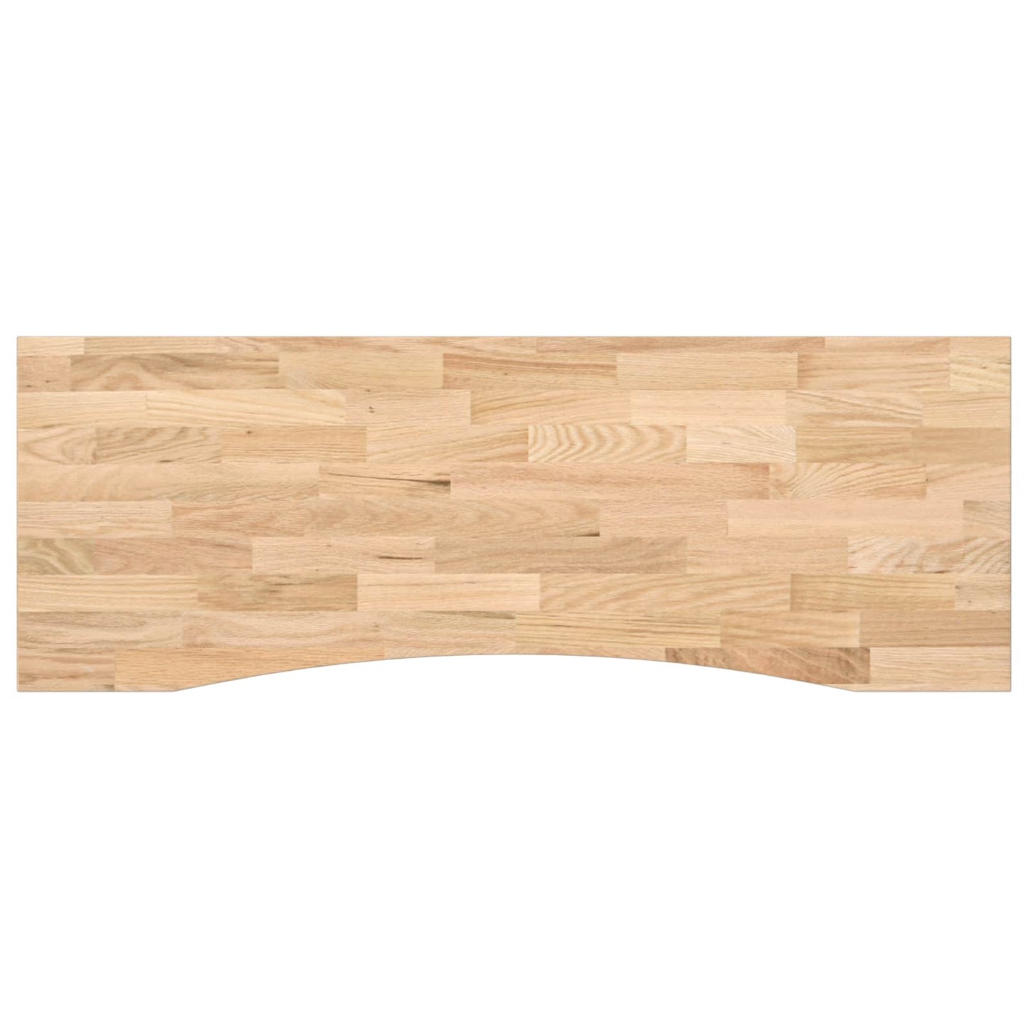 Desk Black and Natural 140 x 60 cm Solid Oak