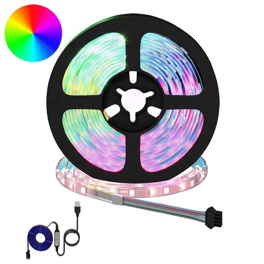 LED Streifen 2 pcs Schwarz und Transparent 2500 mm