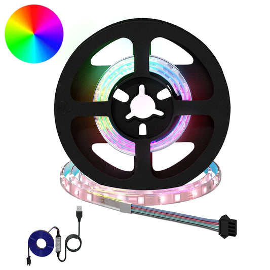 LED Streifen 2 pcs Schwarz und Transparent 450 mm