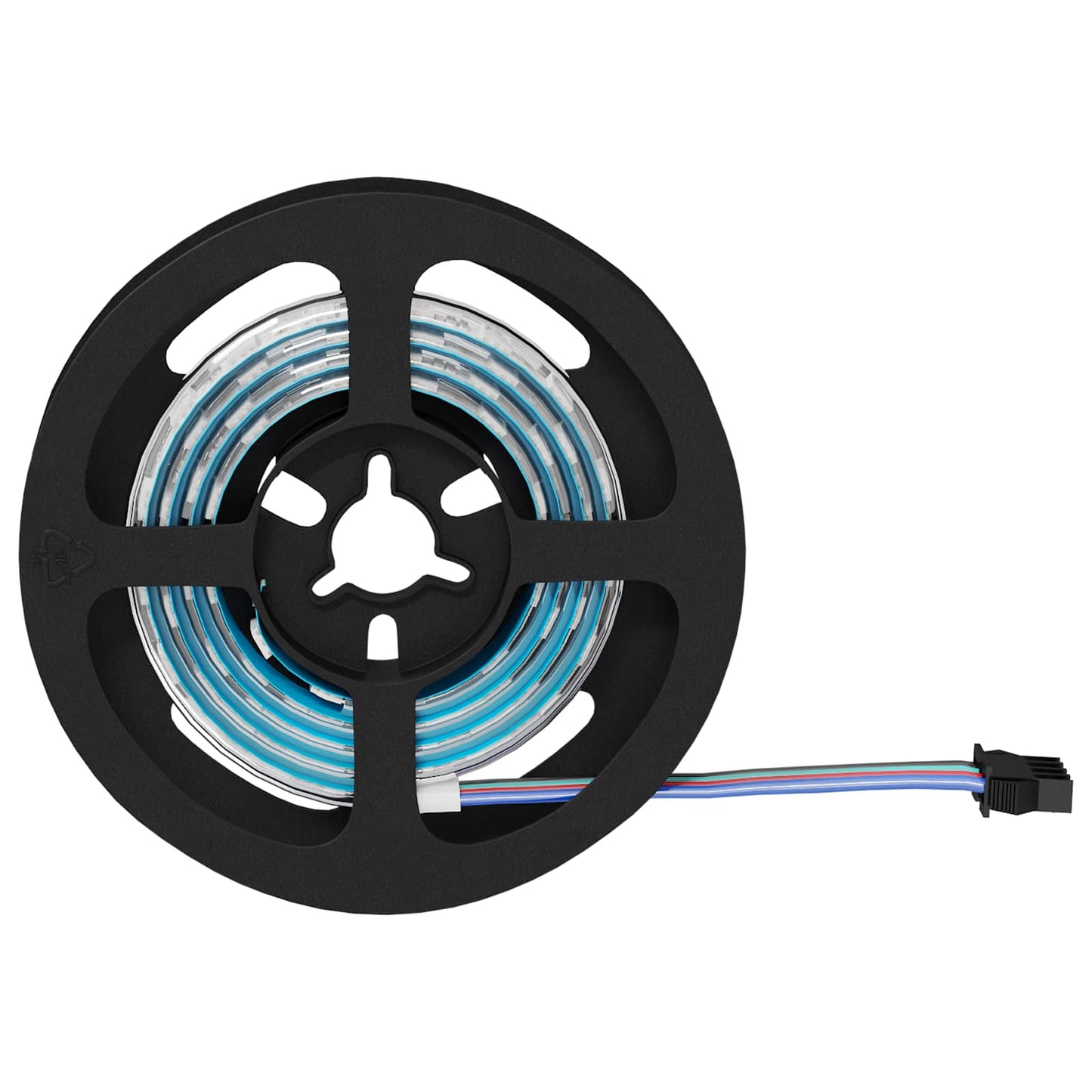 Bandes LED 2 pcs Noir et Transparent 750 mm