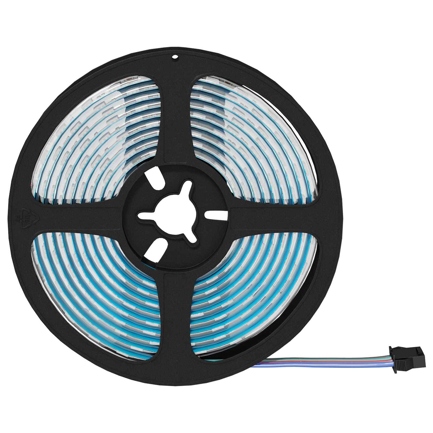 LED Strips 2 pcs Black and Transparent 2300 mm
