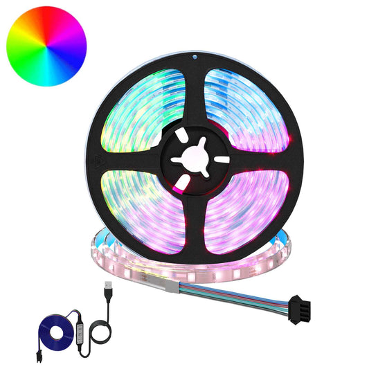 LED Streifen 2 pcs Schwarz und Transparent 3000 mm