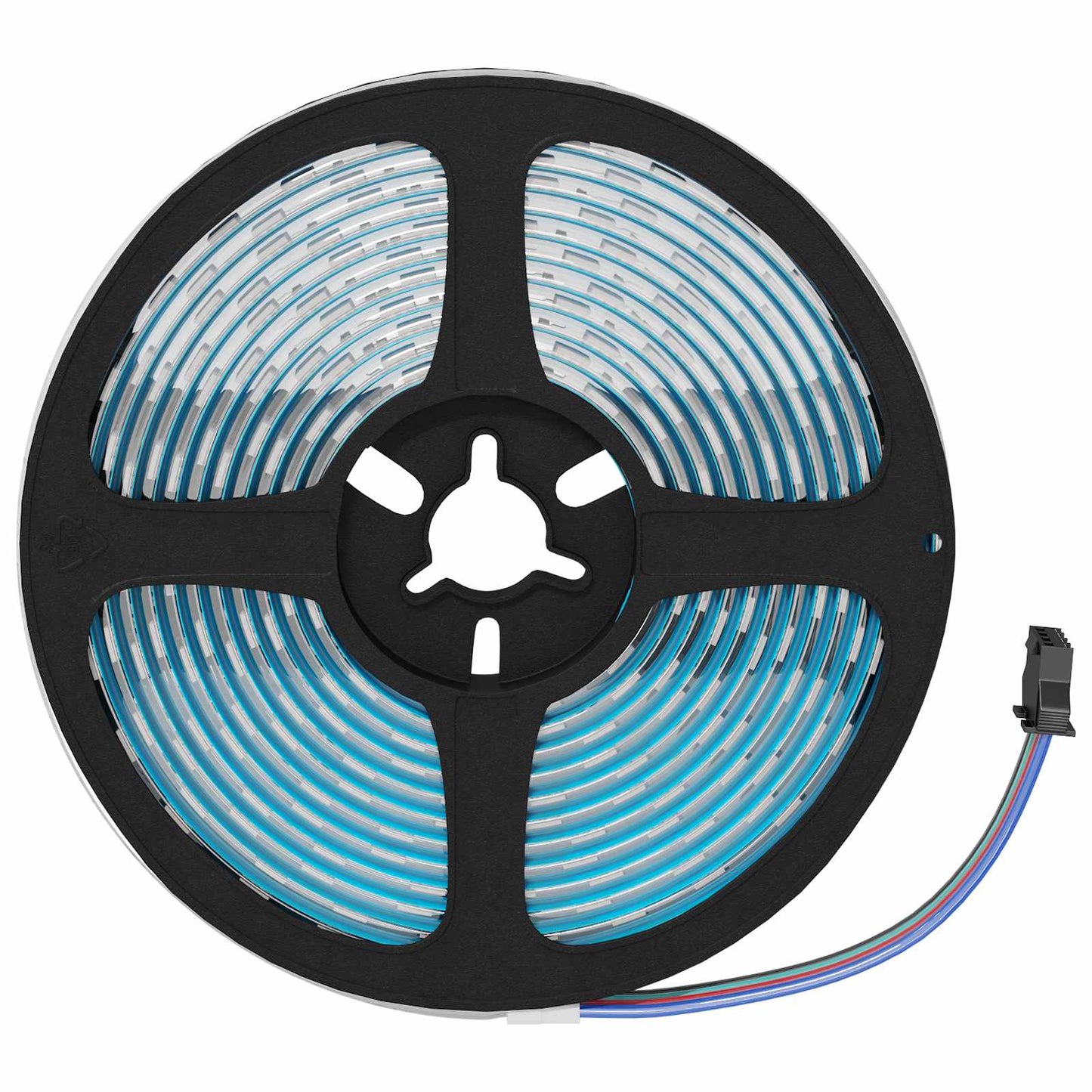 LED Strips 2 pcs Black and Transparent 3000 mm
