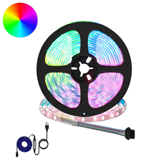 LED Streifen 2 pcs Schwarz und Transparent 4700 mm