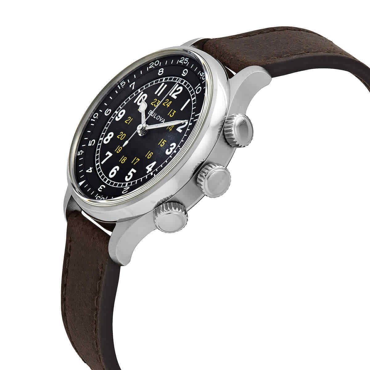 Bulova A-15 Pilot Automatik 96A245 Herrenuhr
