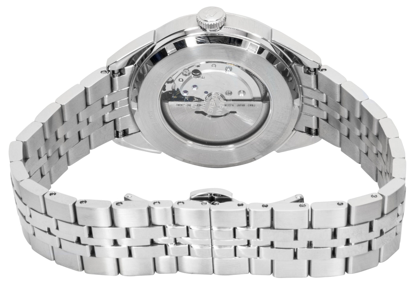 Bulova Sutton Edelstahl Blaues Zifferblatt Automatik 96B425 Herrenuhr