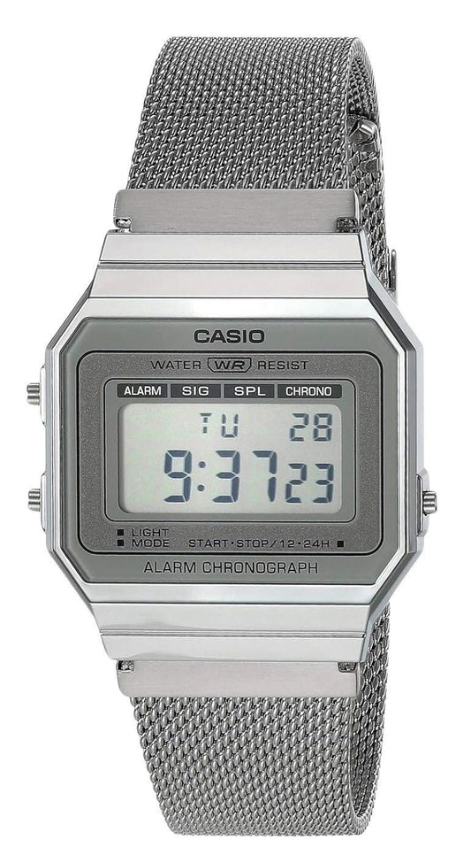 Casio Youth Vintage Daily Alarm Quarz A-700WM-7A A700WM-7A 100M Damenuhr