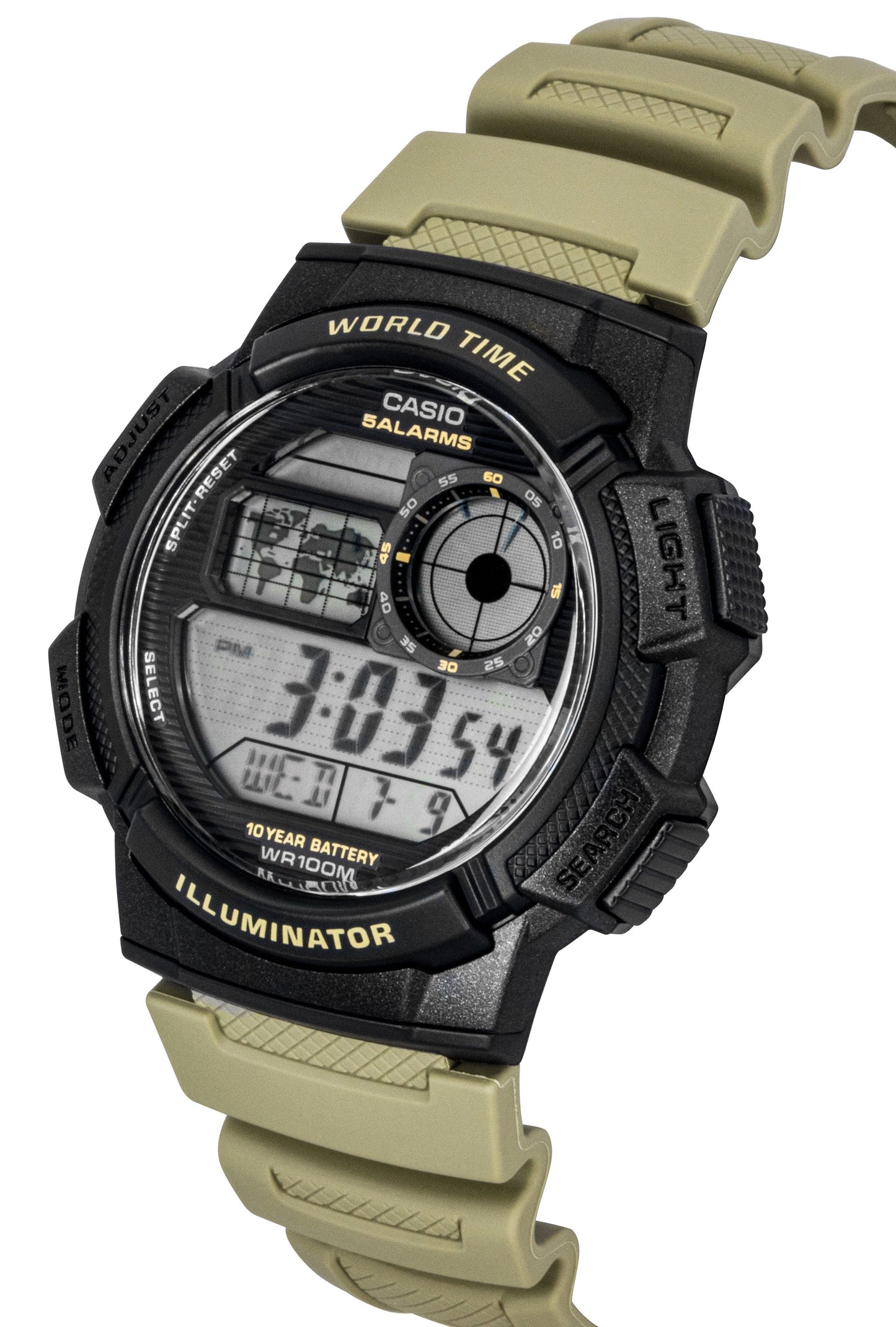 Casio Standard Digital Resin Strap Quarz AE-1000W-5AV 100M Herrenuhr