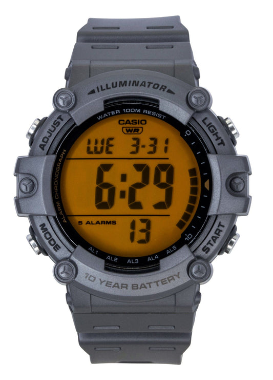Casio Multifunctional Digital Resin Strap Quarz AE-1500WHC-8AV 100M Herrenuhr