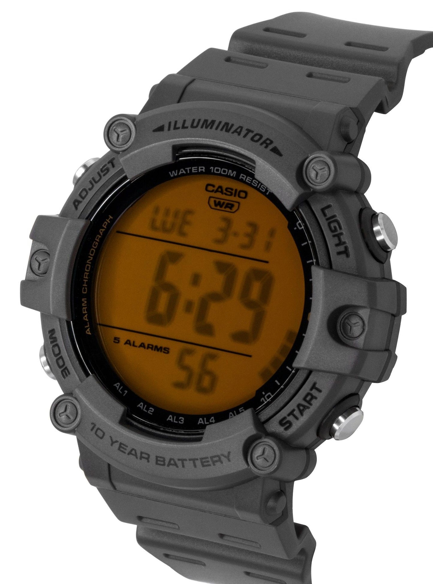 Casio Multifunctional Digital Resin Strap Quarz AE-1500WHC-8AV 100M Herrenuhr