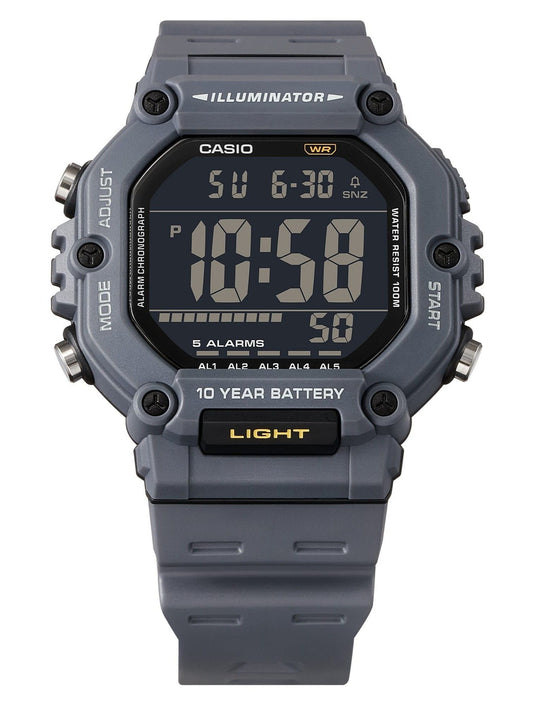 Casio Digital Resin Strap Quarz AE-1600H-8BV 100M Herrenuhr
