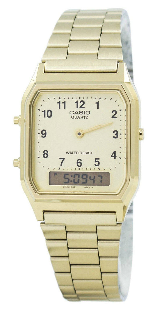 Casio Quarz Analog-Digital AQ-230GA-9B AQ230GA-9B Herrenuhr
