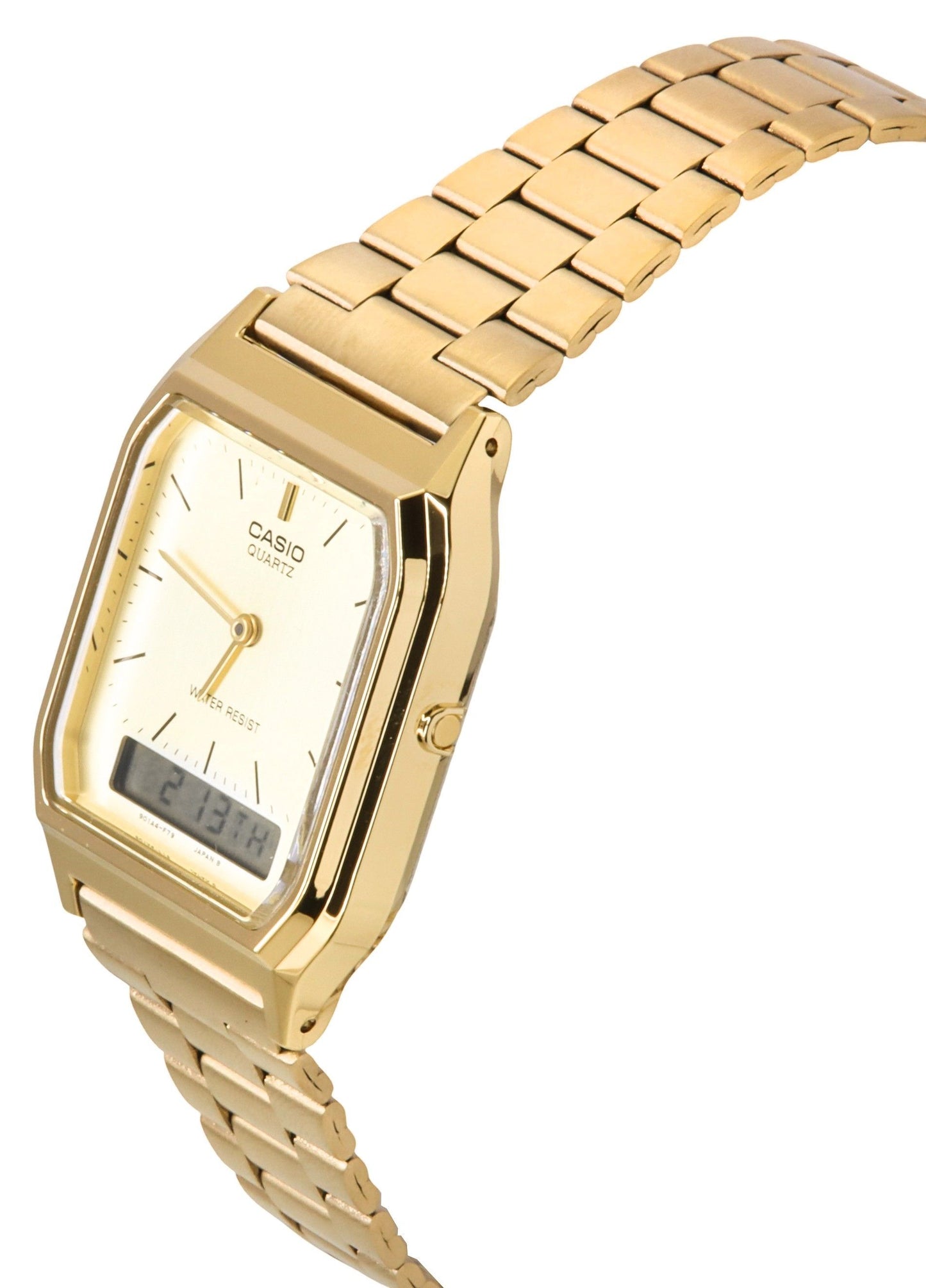 Casio Quarz Analog Digital Goldfarben AQ-230GA-9DMQ AQ230GA-9DMQ Herrenuhr
