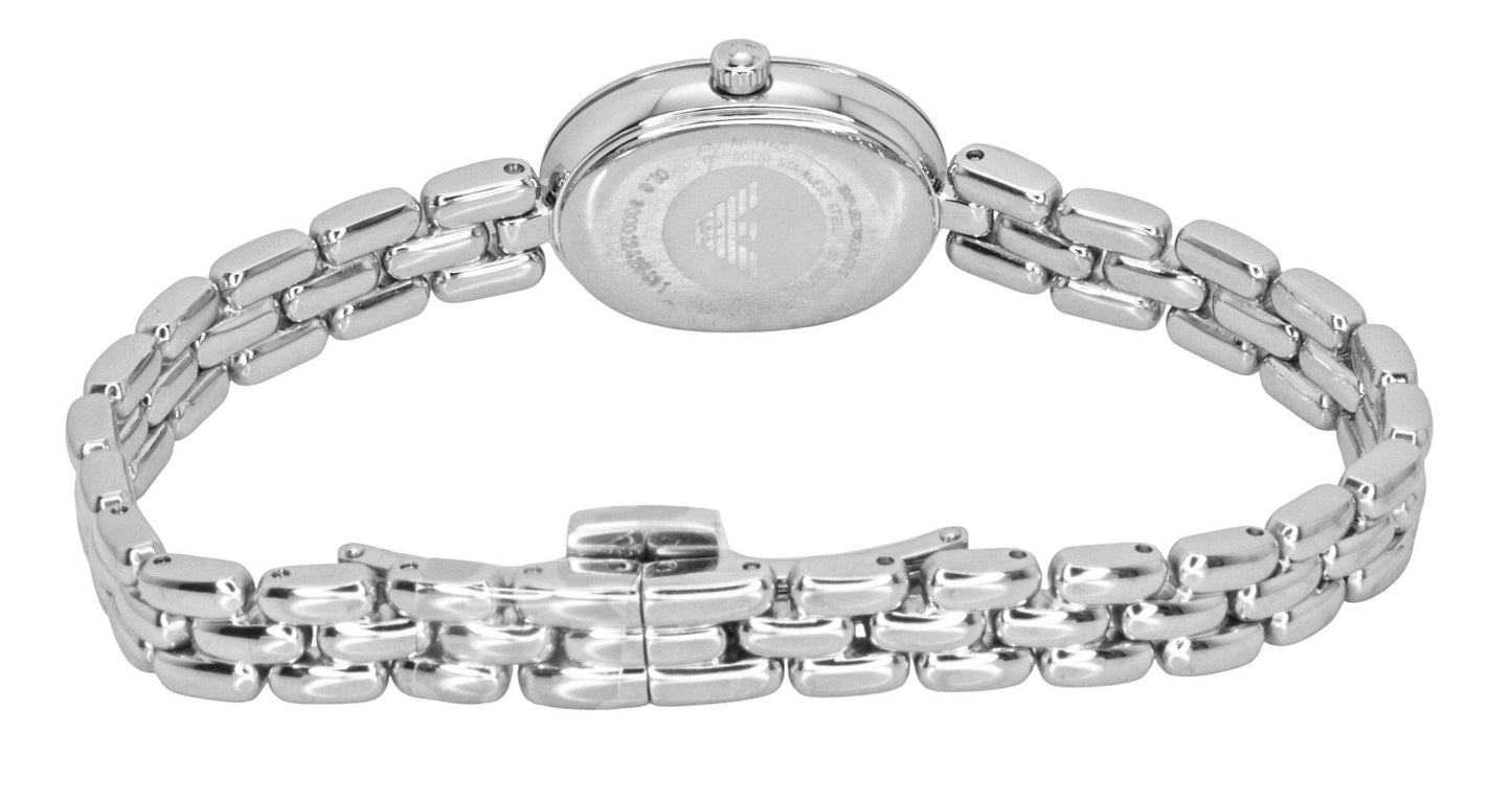 Emporio Armani Edelstahl Perlmutt-Zifferblatt Quarz AR11720 Damenuhr