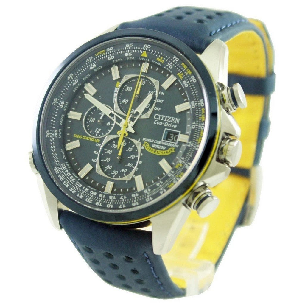 Citizen Eco Blue Angels Radio Controlled World Chronograph AT8020-03L