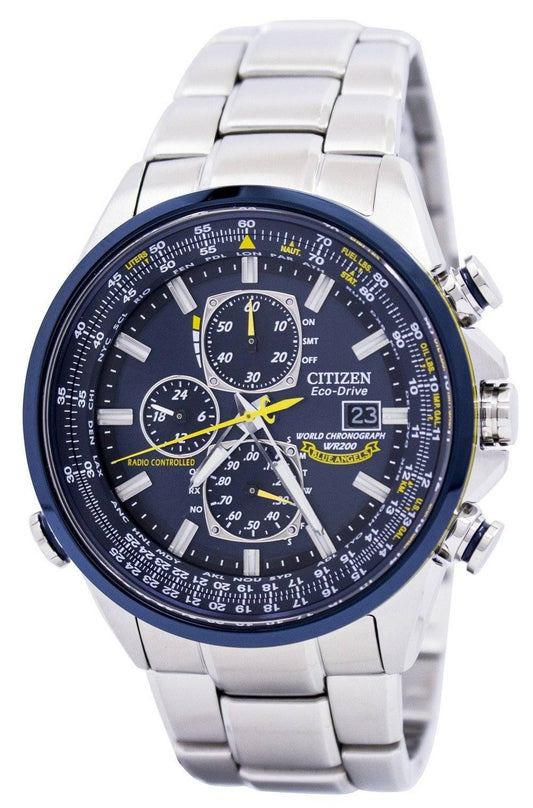 Citizen Eco-Drive Blue Angels Radio Controlled World Chronograph AT8020-54L Herrenuhr