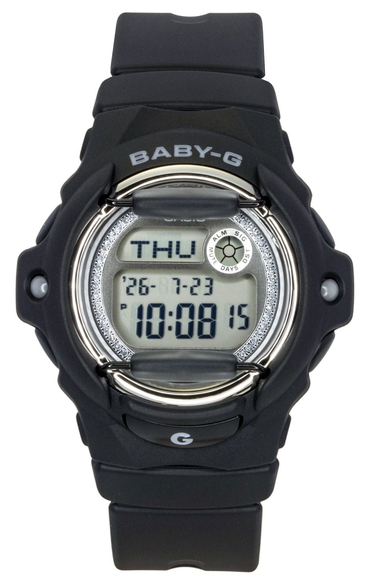 Casio Baby-G Digital Resin Strap Quarz BG-169KB-1 200M Damenuhr