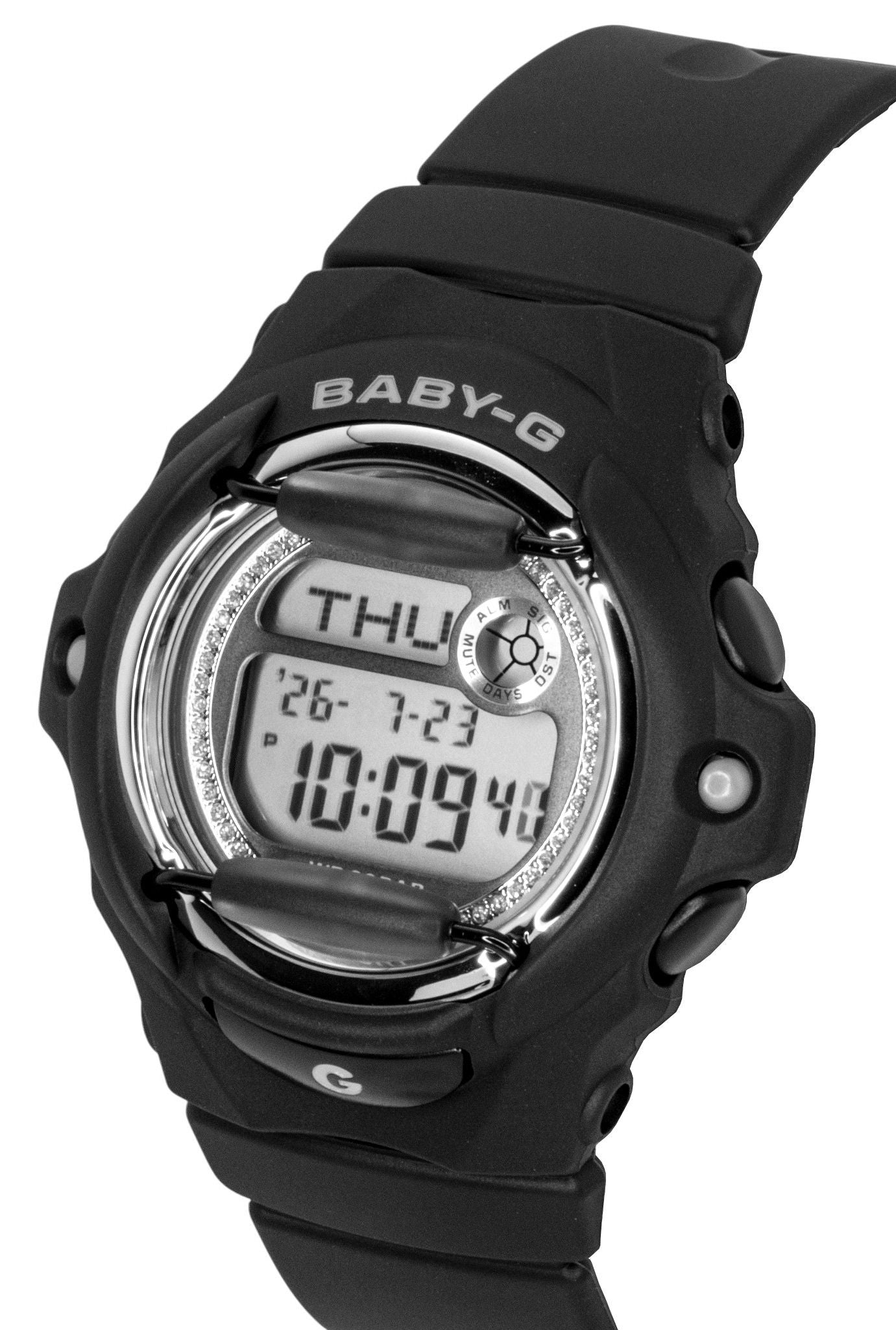 Casio Baby-G Digital Resin Strap Quarz BG-169KB-1 200M Damenuhr