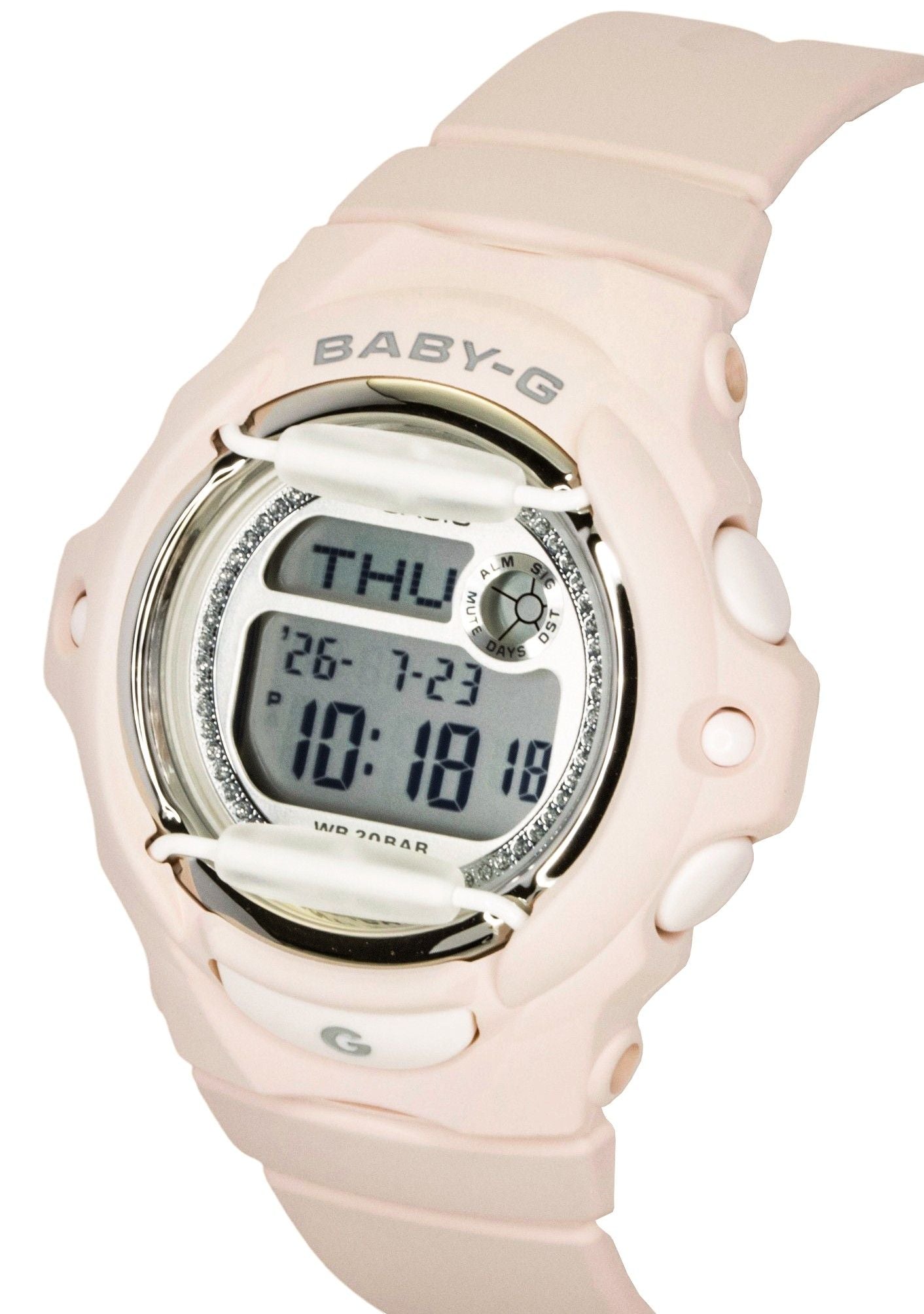 Casio Baby-G Digital Resin Strap Quarz BG-169KB-4 200M Damenuhr