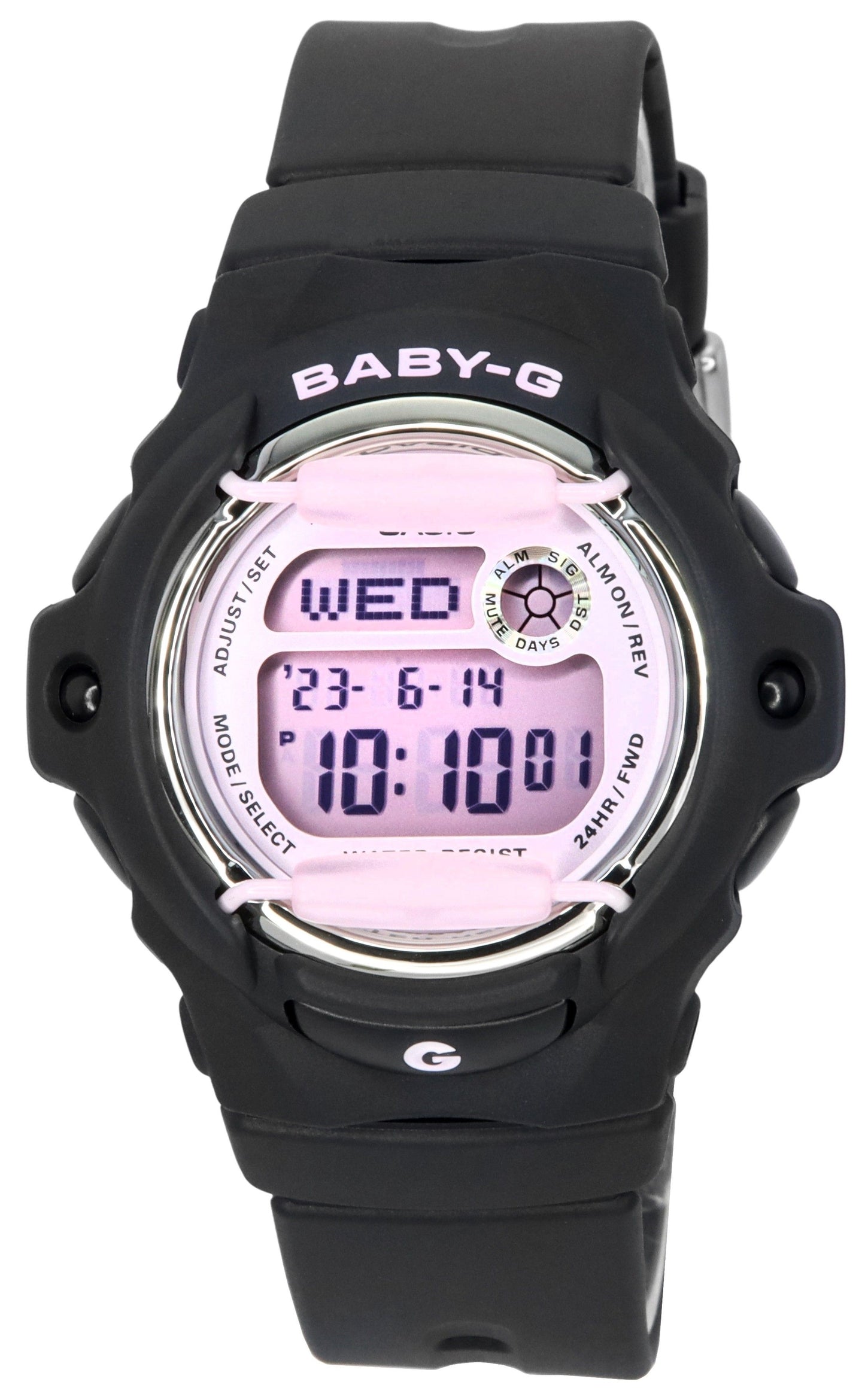 Casio Baby-G Digital Resin Strap Pink Dial Quarz BG-169U-1C 200M Damenuhr