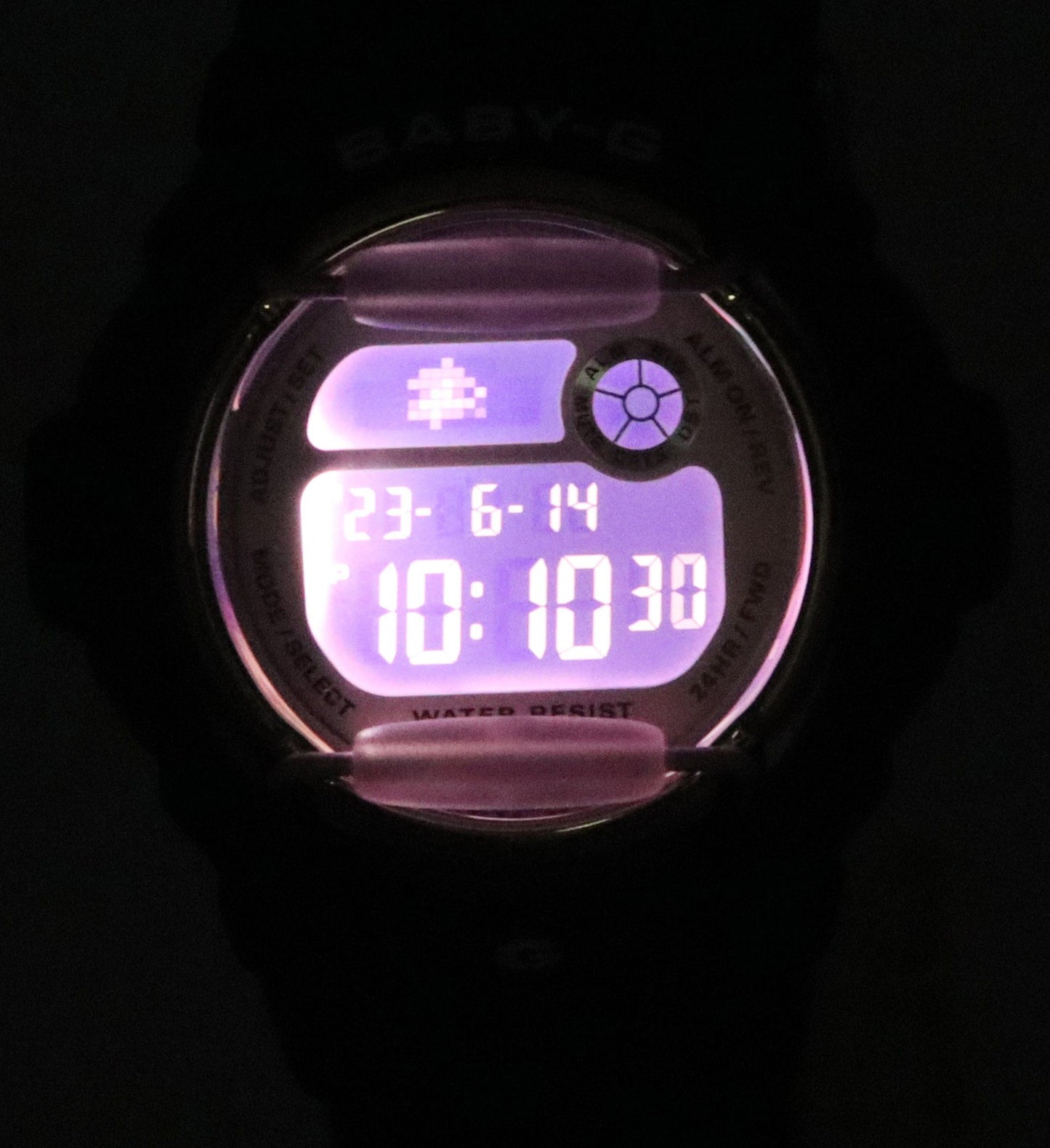 Casio Baby-G Digital Resin Strap Pink Dial Quarz BG-169U-1C 200M Damenuhr