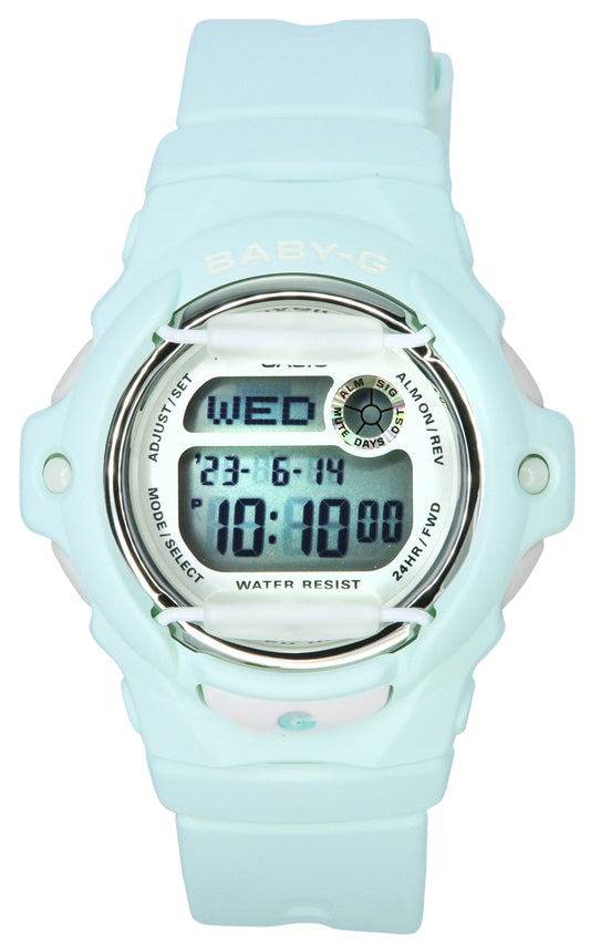 Casio Baby-G Digital Pastel Green Resin Strap Quarz BG-169U-3 200M Damenuhr