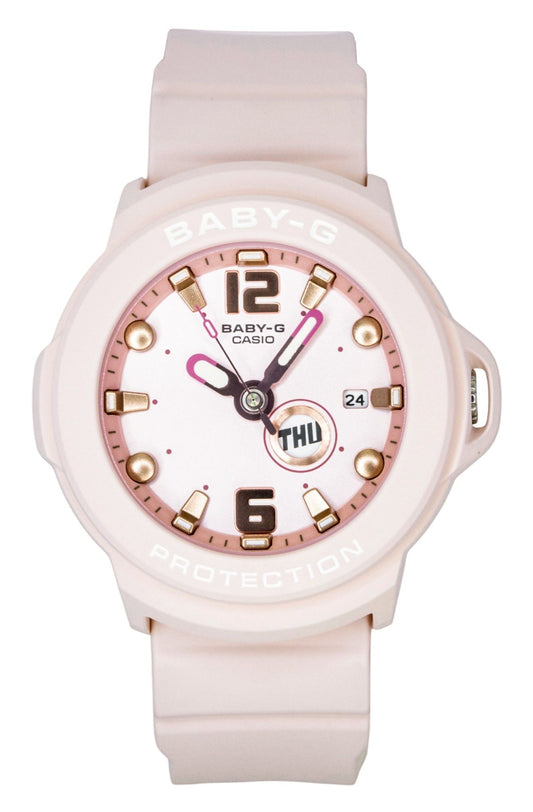 Casio Baby-G Plus Analog Resin Strap Pastel Pink Dial Quarz BGA-15K-4A 100M Damenuhr