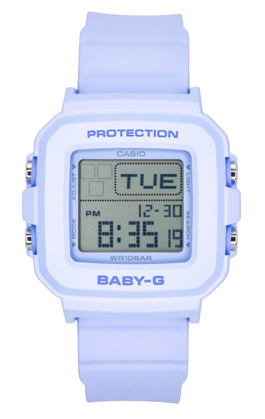 Casio Baby-G Plus Digital Resin Strap Quarz BGD-10KH-2B 100M Damenuhr With Special Holder