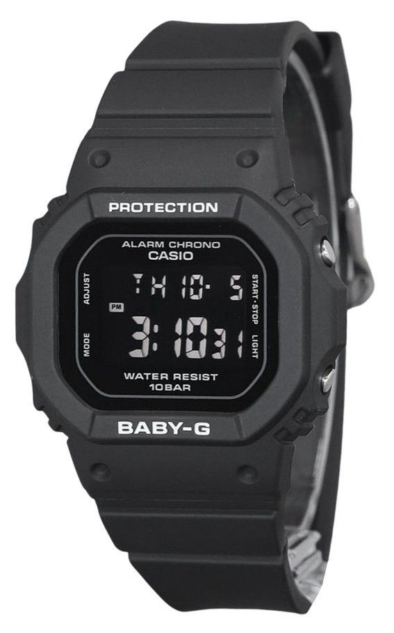 Casio Baby-G Digital Black Resin Strap Quarz BGD-565U-1 100M Damenuhr