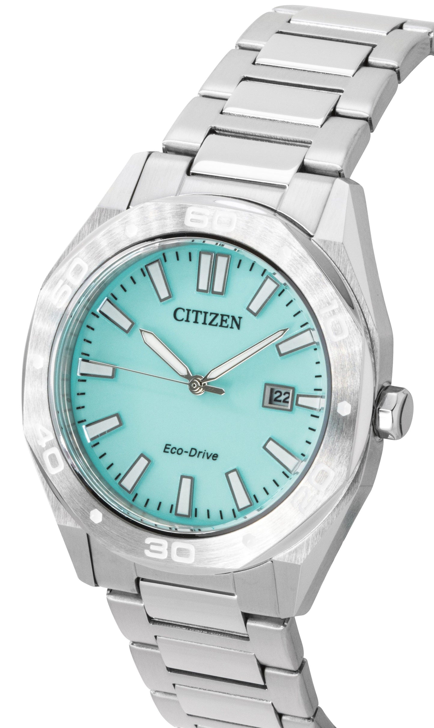 Citizen Eco-Drive Edelstahl Blaues Zifferblatt Solar BM7631-87M Herrenuhr