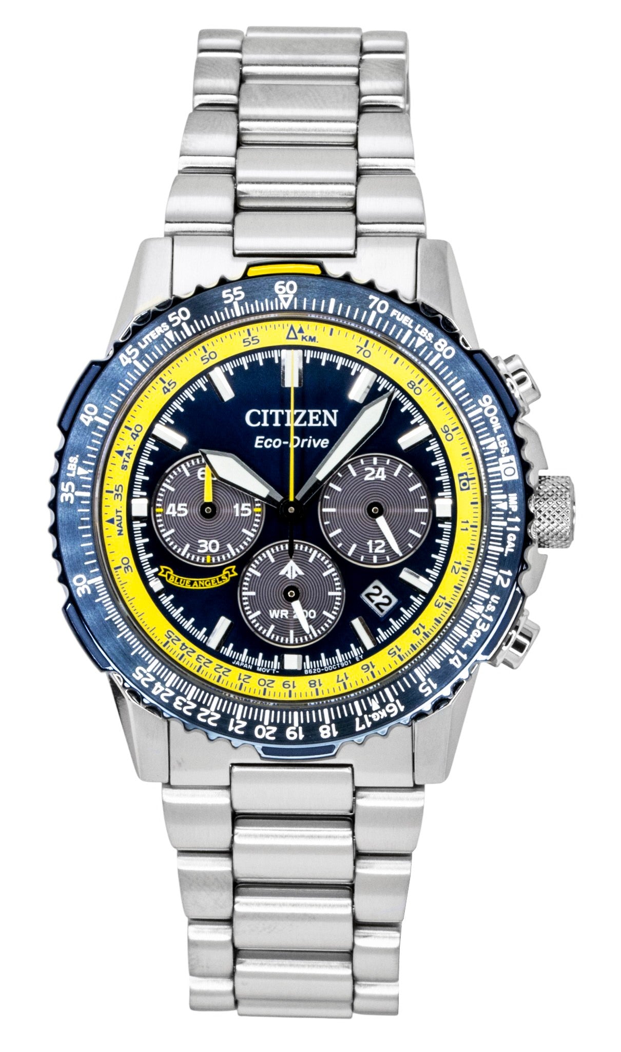 Citizen Promaster Navihawk Special Edition Chronograph Blaues Zifferblatt Eco-Drive Taucher CA4667-53L 200M Herrenuhr