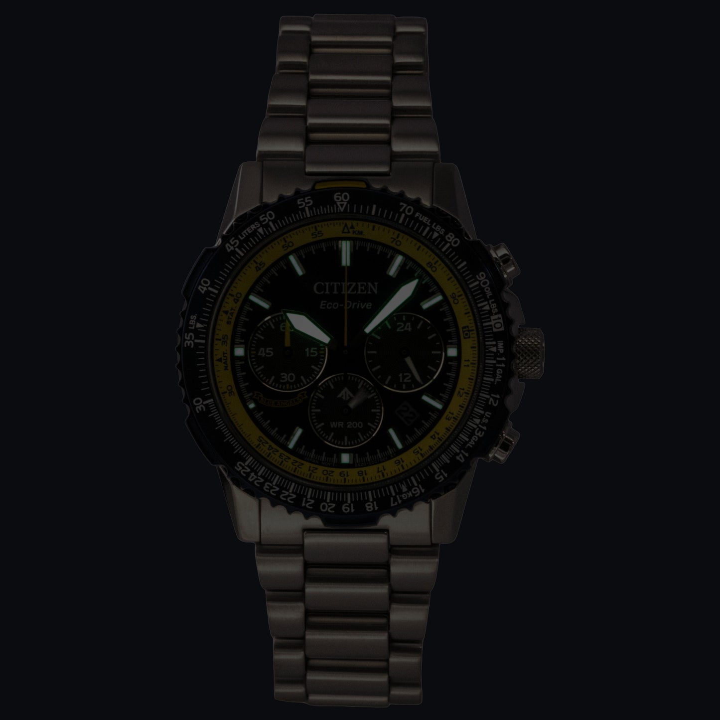 Citizen Promaster Navihawk Special Edition Chronograph Blaues Zifferblatt Eco-Drive Taucher CA4667-53L 200M Herrenuhr