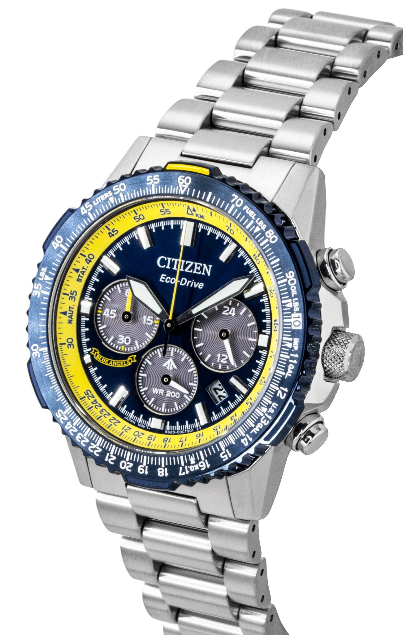 Citizen Promaster Navihawk Special Edition Chronograph Blaues Zifferblatt Eco-Drive Taucher CA4667-53L 200M Herrenuhr