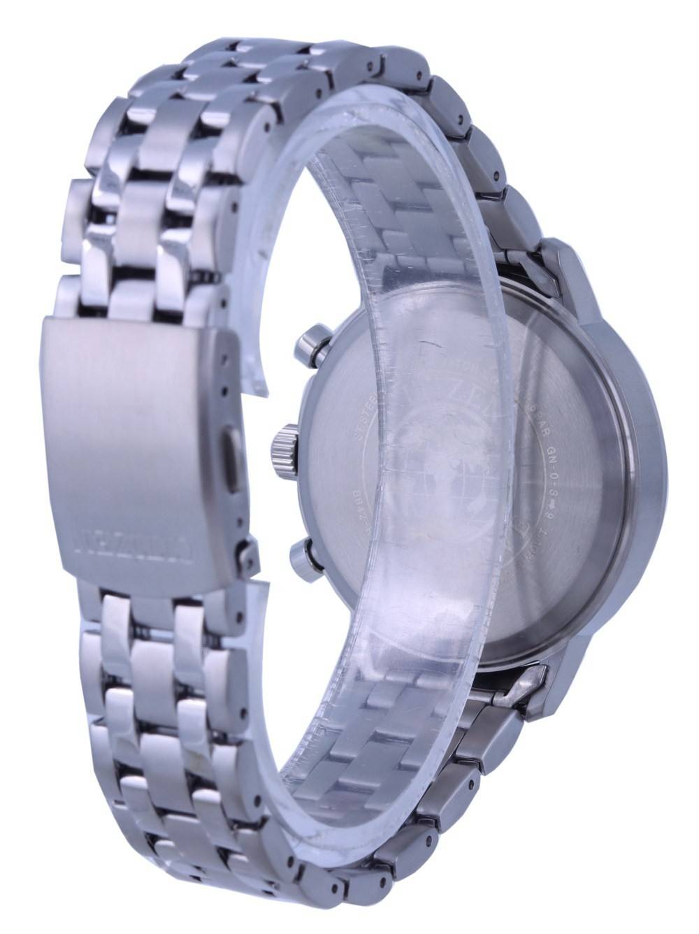 Citizen Classic Chronograph Schwarzes Zifferblatt Edelstahl Eco-Drive CA7060-88E Herrenuhr