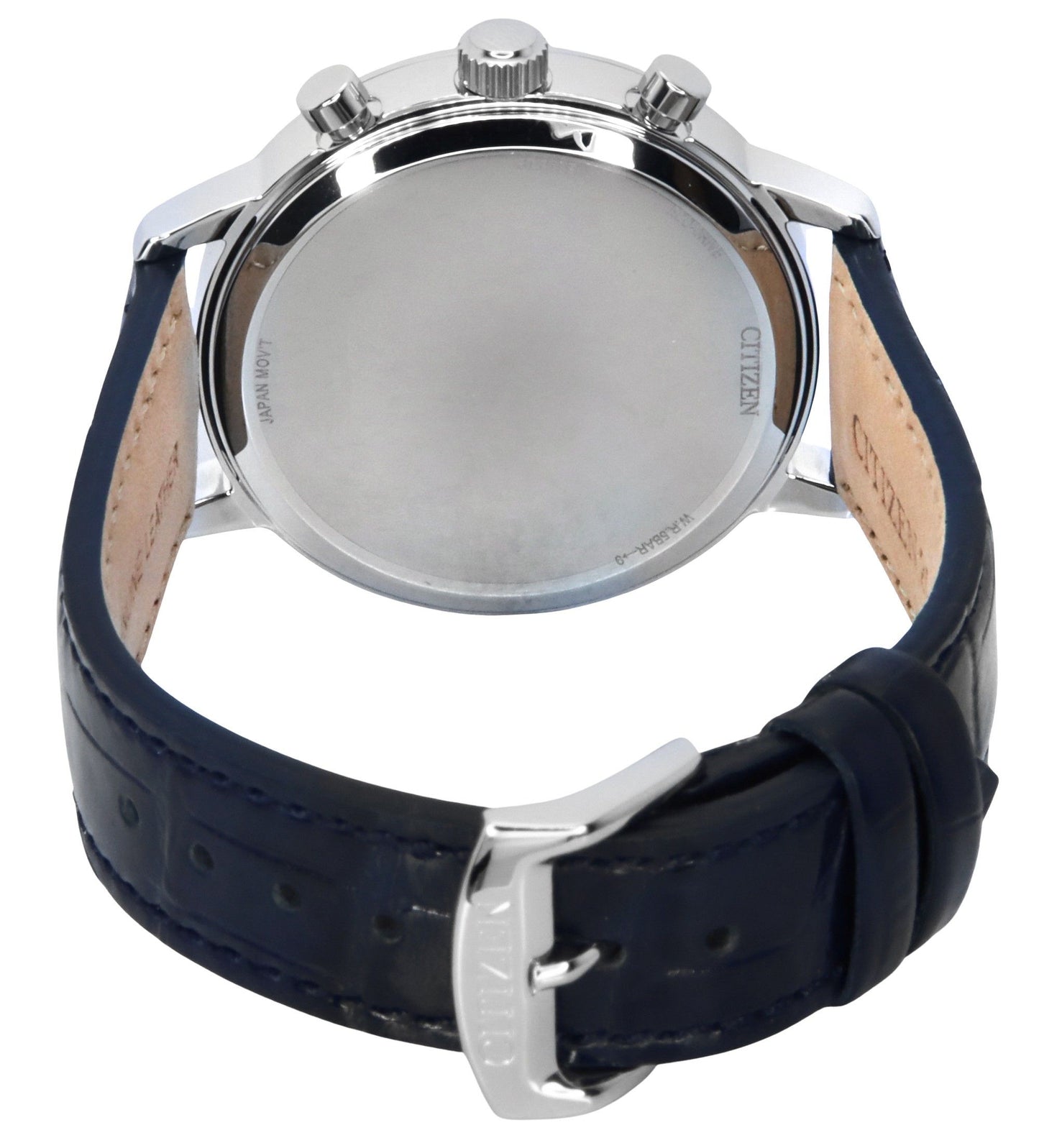 Citizen Eco-Drive Chronograph Lederarmband White Dial CA7069-16A Herrenuhr