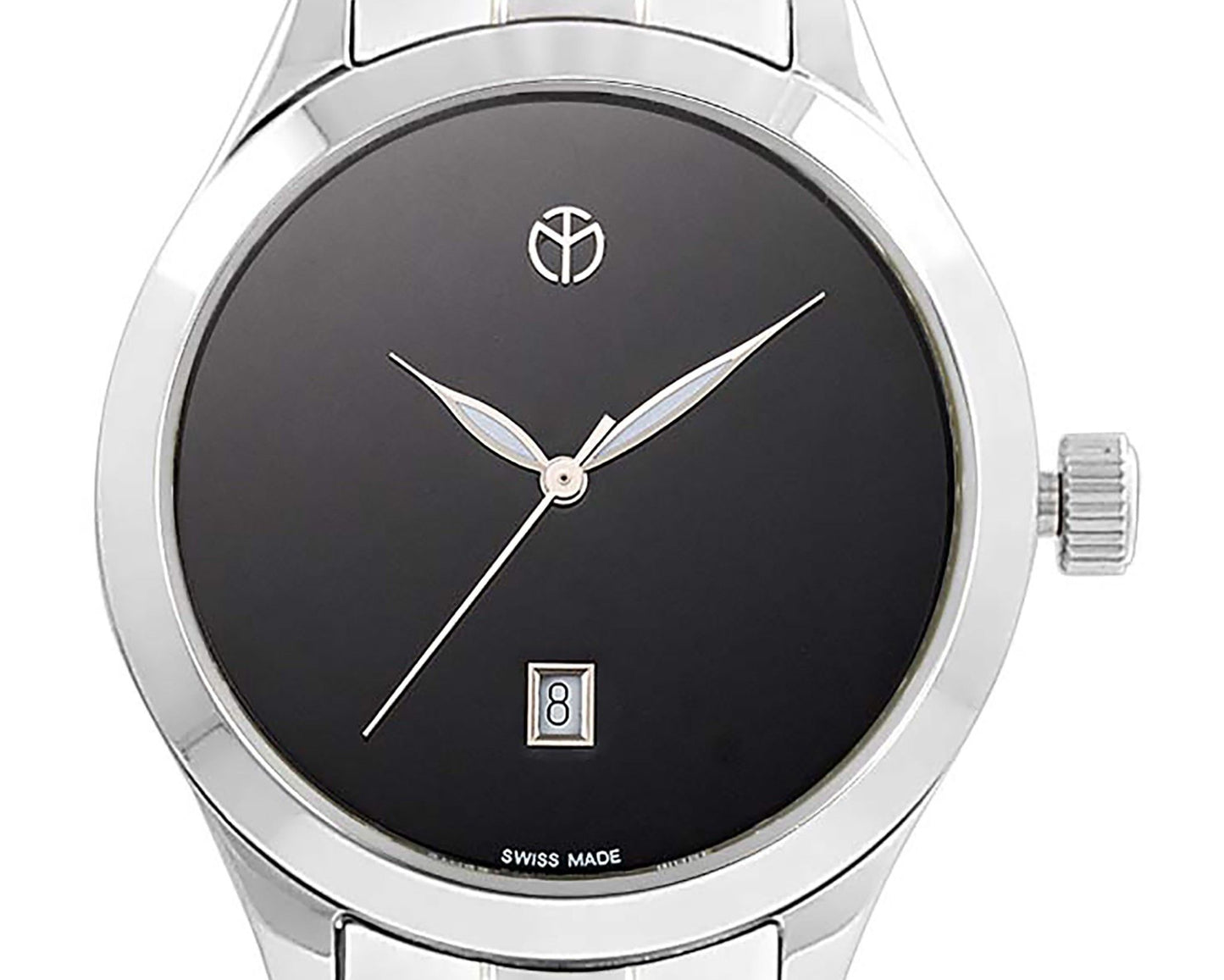 Mathey-Tissot Urban Metal Schwarzes Zifferblatt Quarz D411MNM Damenuhr