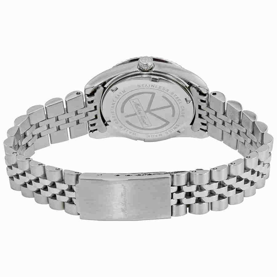 Mathey-Tissot Mathy III Edelstahl Schwarzes Zifferblatt Quarz D810AN Damenuhr