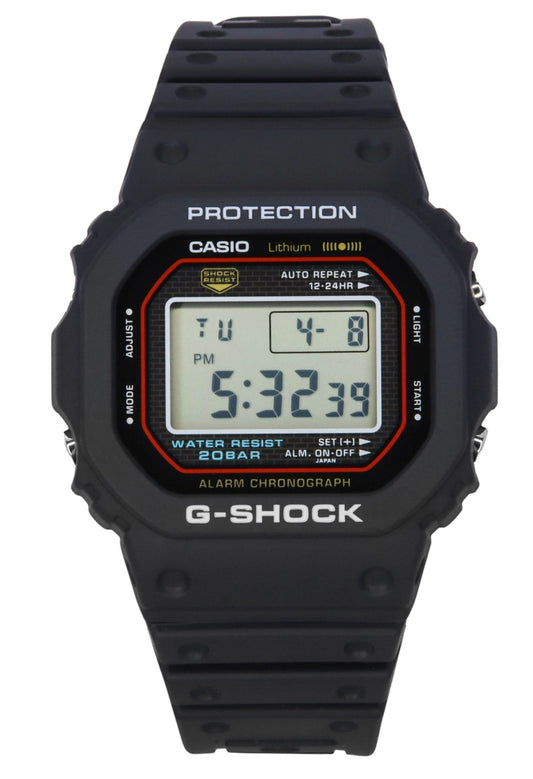 Casio G-Shock Digital Re-Creating The Original Design Of The First G-Shock Quarz DW-5000R-1A 200M Herrenuhr