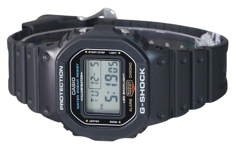 Casio G-Shock Digital Resin Strap Quarz DW-5600UE-1 200M Herrenuhr