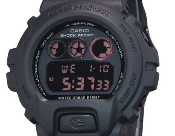 Casio G-Shock Digital Resin Strap Quarz DW-6900UMS-1 200M Herrenuhr