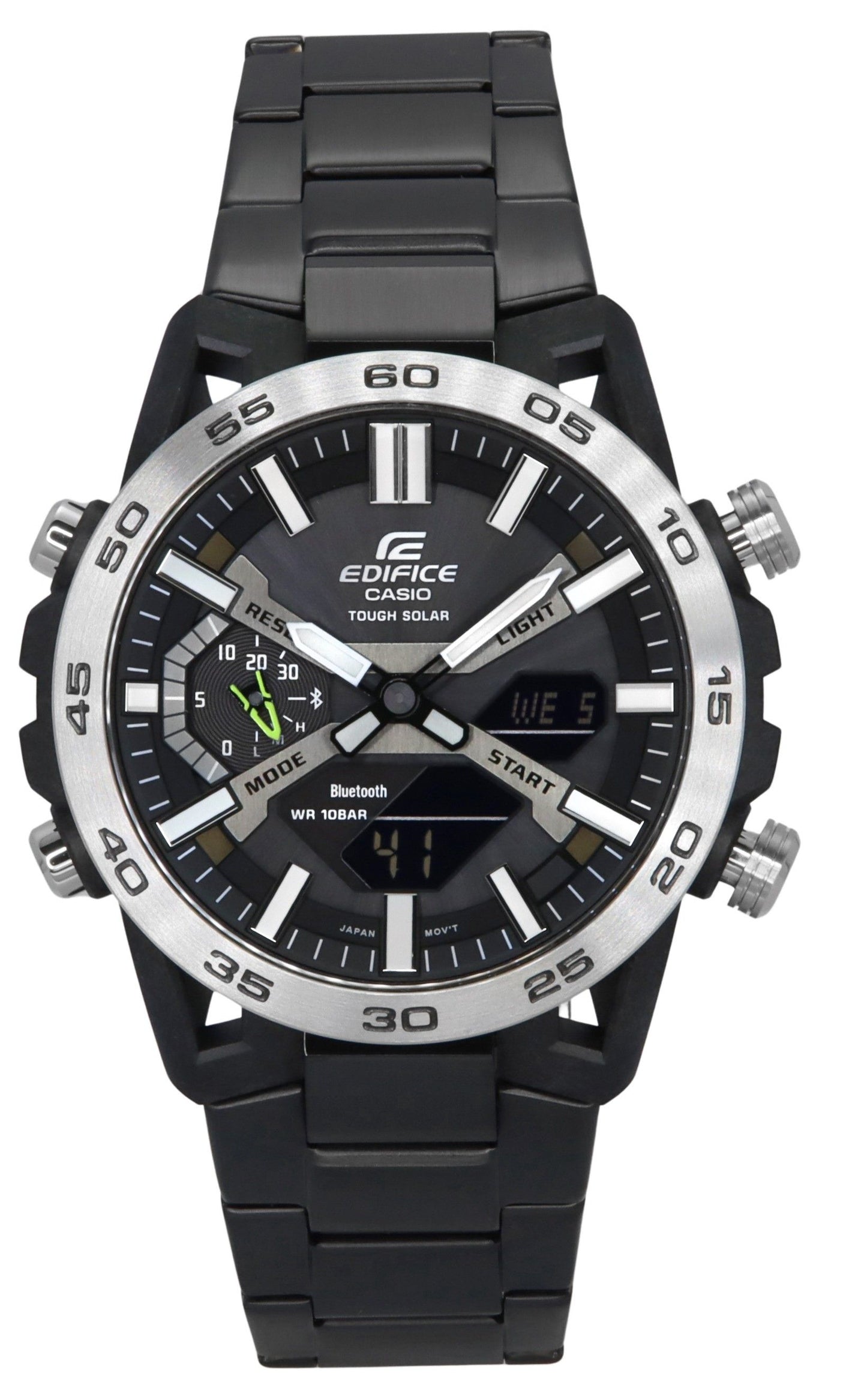 Casio Edifice Sospensione Analog Digital Smartphone Link Tough Solar ECB-2000DD-1A 100M Herrenuhr