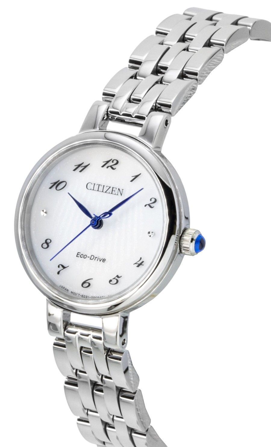 Citizen L Edelstahl White Dial Eco-Drive EM0990-81A Damenuhr