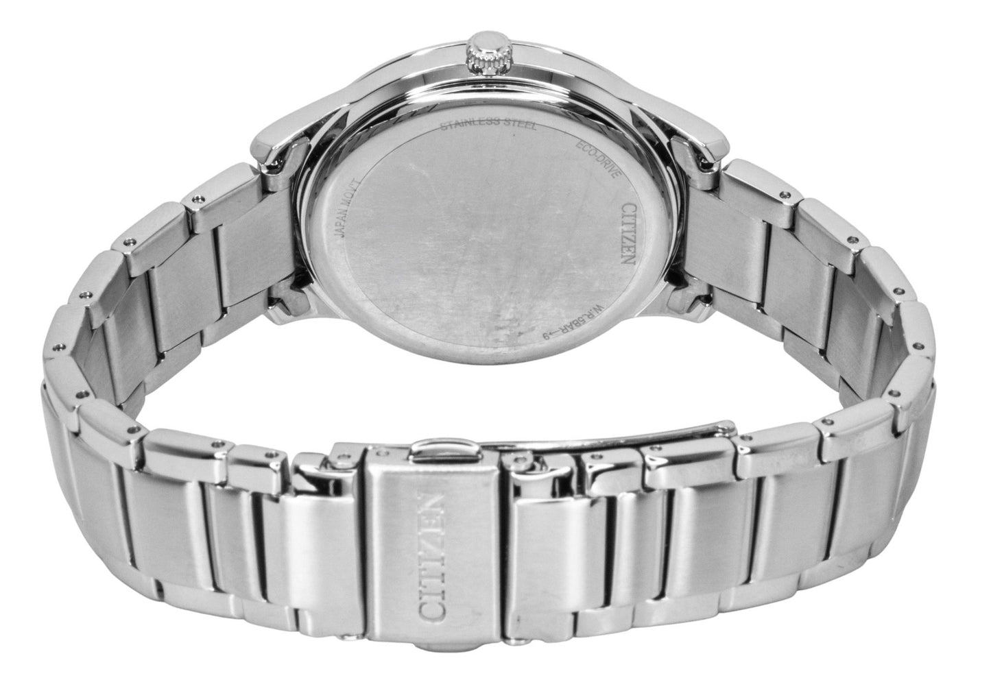 Citizen Eco-Drive  Analog Edelstahl Pink Dial Solar EM1220-58X Damenuhr