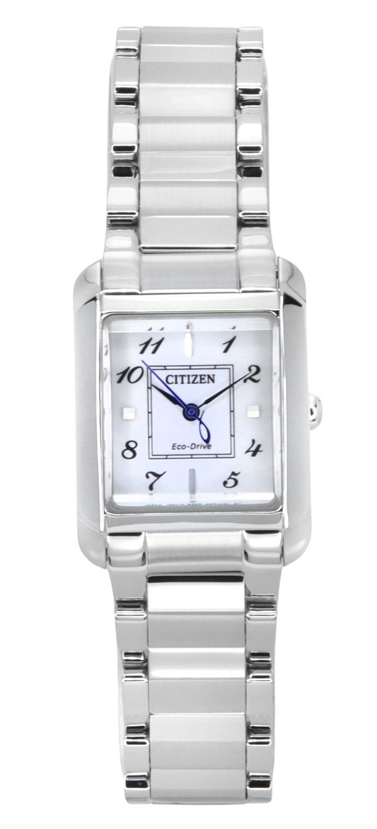 Citizen L Eco-Drive Edelstahl Perlmutt-Zifferblatt EW5600-87D Damenuhr
