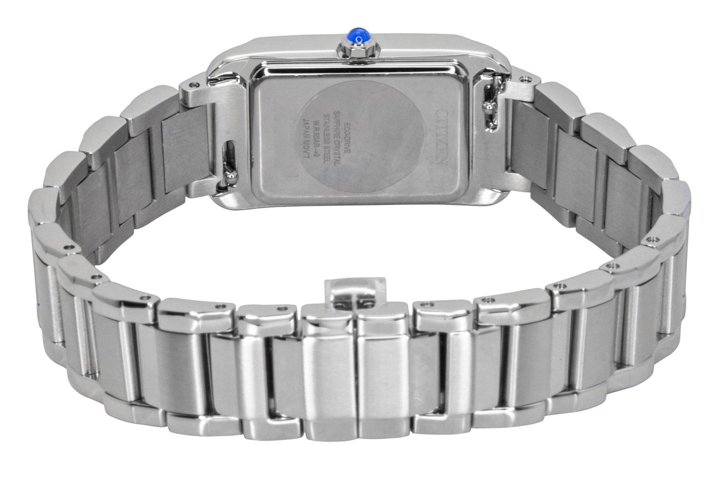 Citizen L Edelstahl Silberfarbenes Zifferblatt Eco-Drive EW5620-55A Damenuhr