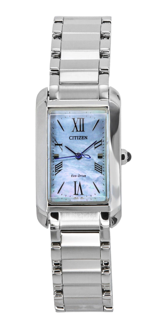 Citizen L Bianca Edelstahl Perlmutt-Zifferblatt Eco-Drive EW5620-55N Damenuhr
