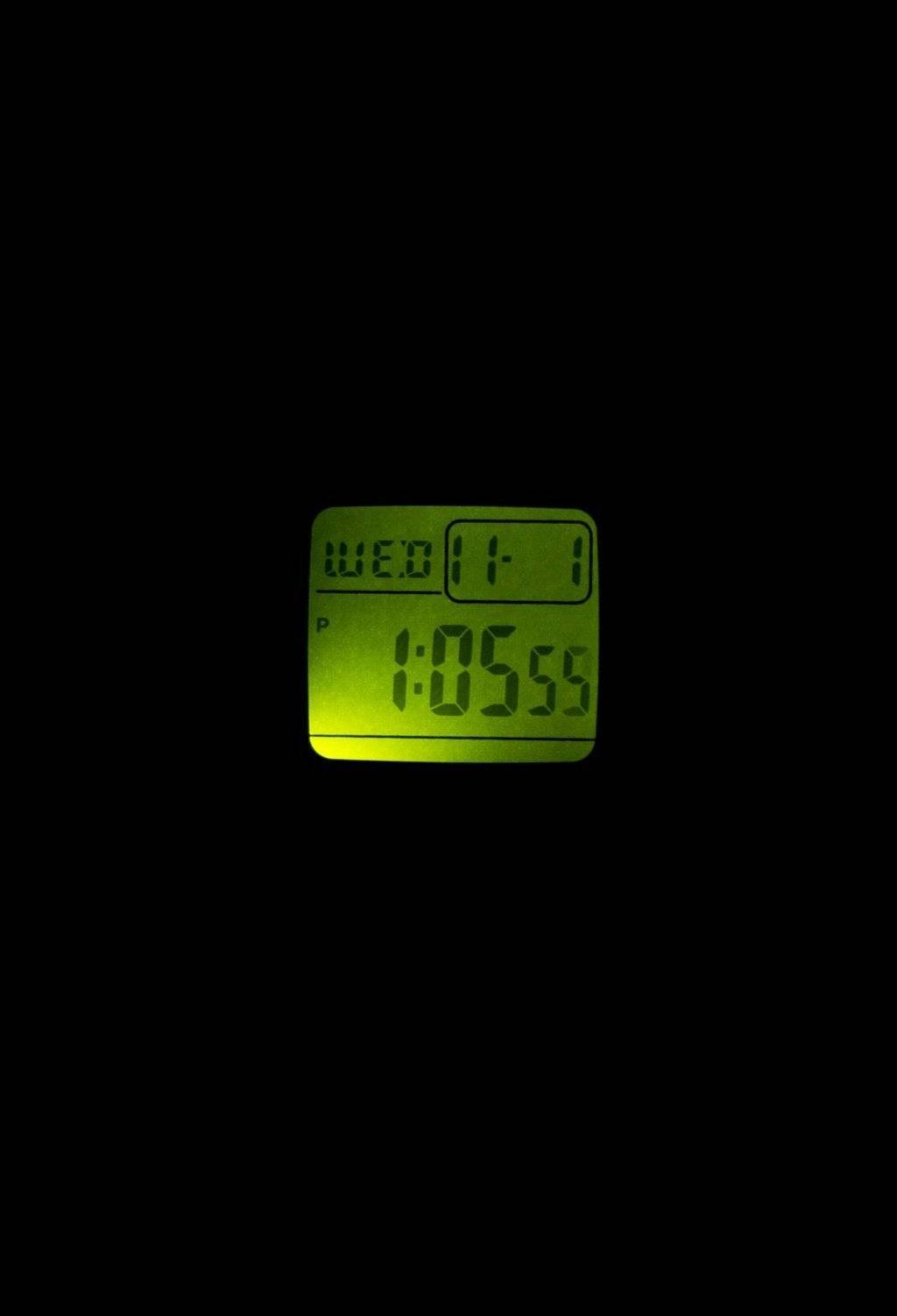 Casio Digital 5 Alarms Dual Time Illuminator F-201WA-9ADF F201WA-9ADF Herrenuhr