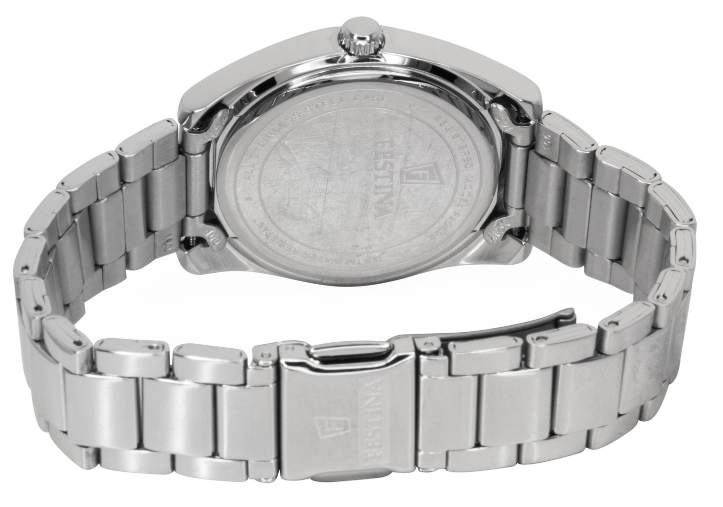 Festina Boyfriend Edelstahl Turquoise Dial Quarz F20622-P Damenuhr